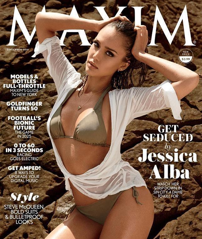 Jessica Alba Pura Sensualidad En La Portada De Maxim