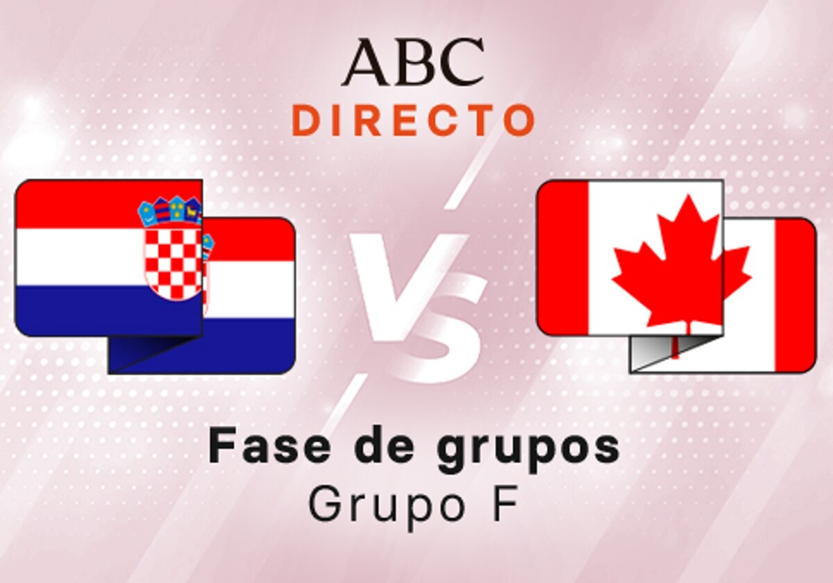 Croacia Canad En Directo Hoy Partido Del Mundial De Qatar Grupo F