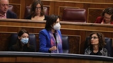 Margarita Robles, en una intervención en el Congreso