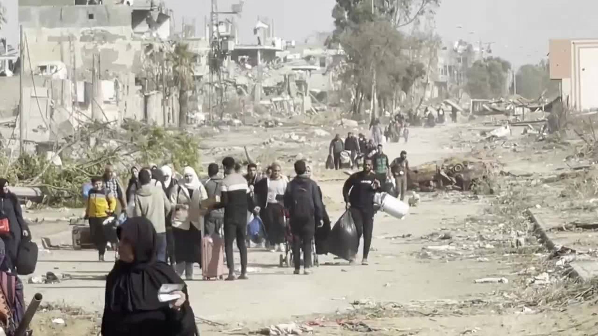 Continúa la entrada de ayuda humanitaria a Gaza desde Egipto en el