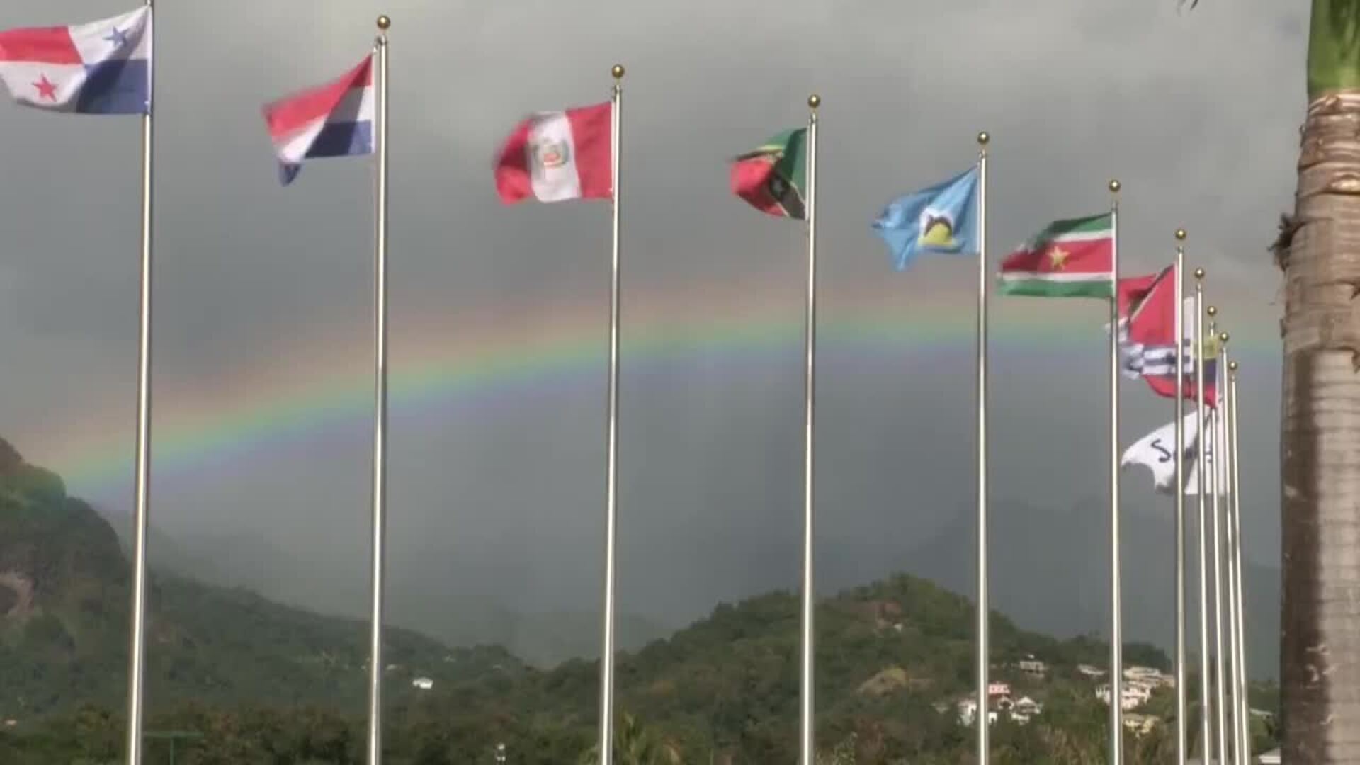 Im Genes Del Arcoiris En La Cumbre De La Celac En San Vicente Y Las