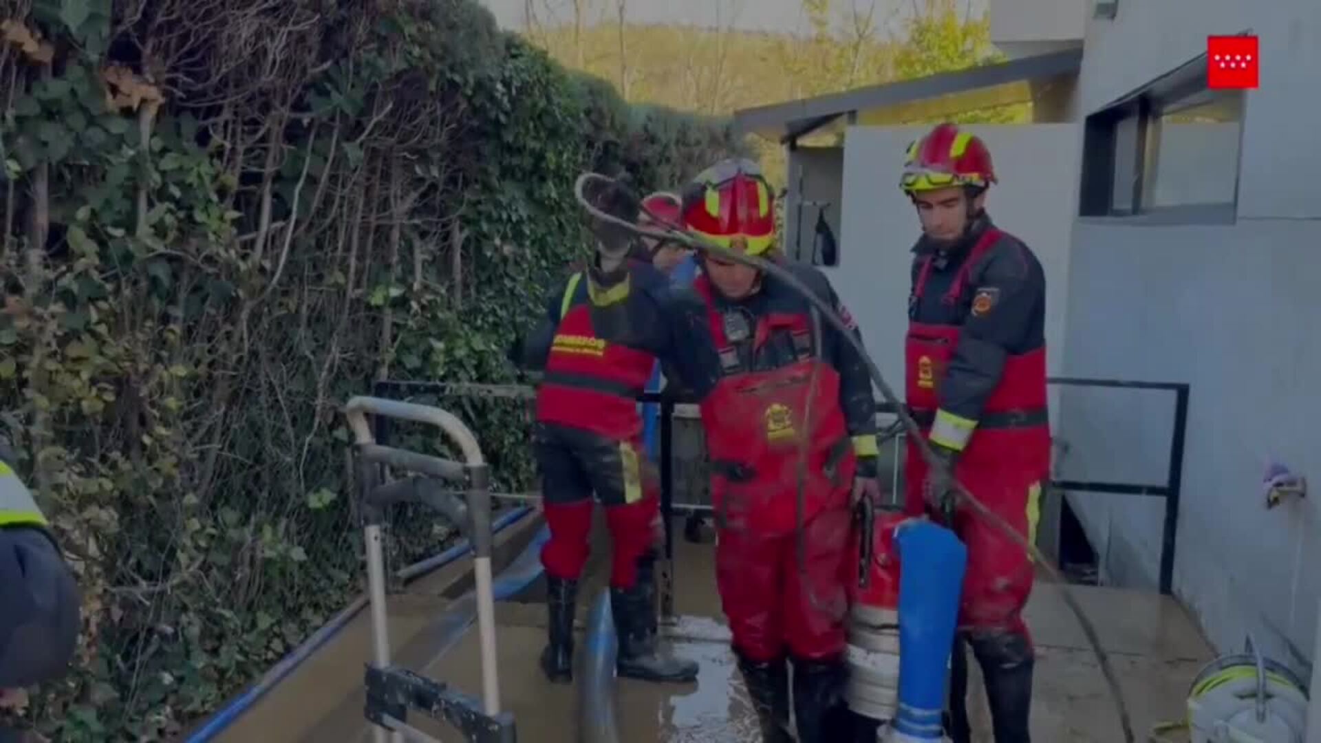 Inundaciones En Camarma De Esteruelas Por El Desbordamiento Del Arroyo