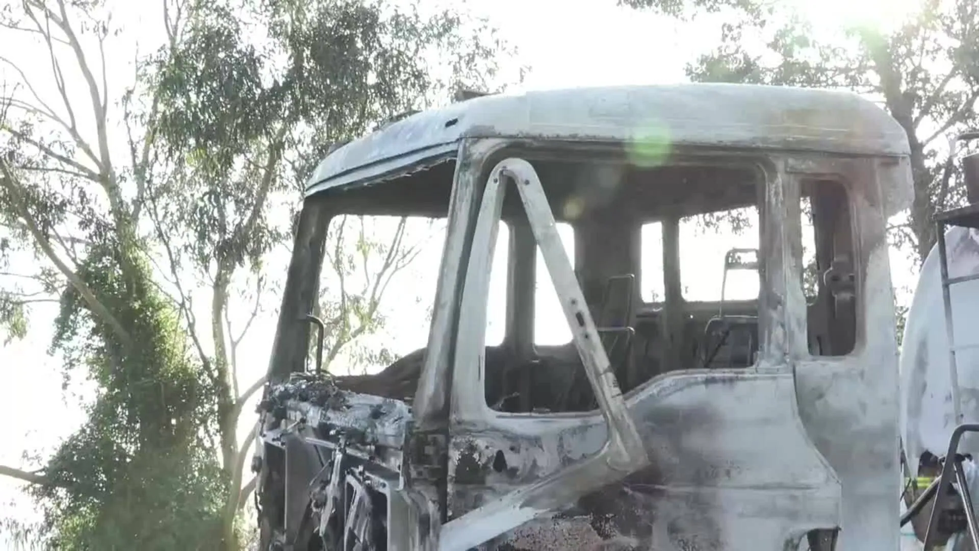 Muere Un Camionero Tras Chocar E Incendiarse Su Veh Culo En La Entrada