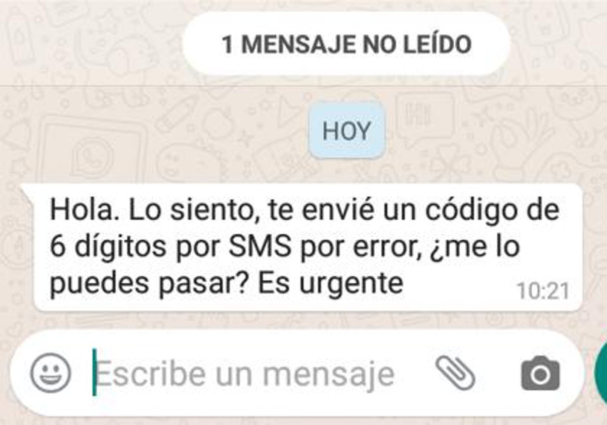 La Guardia Civil alerta sobre el timo de los 6 dígitos en WhatsApp así