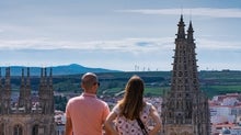 La majestuosa catedral de Burgos, vista desde el castillo