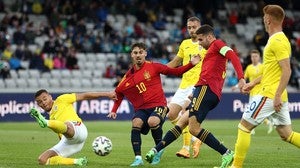 Rodri, en el Rumanía-España de este viernes