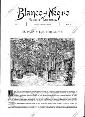 BLANCO Y NEGRO MADRID 21-04-1894