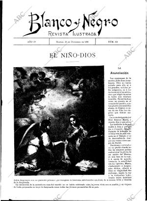 BLANCO Y NEGRO MADRID 29-12-1894