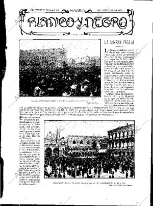 BLANCO Y NEGRO MADRID 09-05-1903