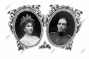 Imágenes de <strong>Alfonso</strong> <strong>XIII</strong> y Victoria Eugenia de Battenberg con motivo de su <strong>boda</strong>,...