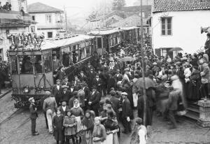 Inauguración del tranvía Vigo a Mondariz