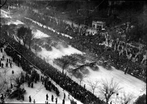 Un detalle del desfile de la victoria de 1940
