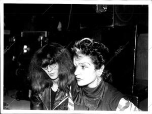 Alaska con Joey Ramone