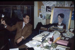 Una imagen de los años 90 del periodista Jesús Hermida