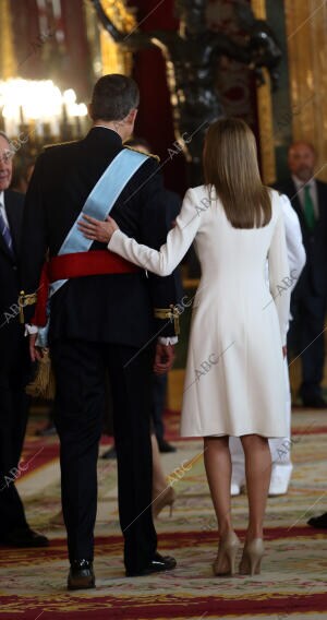 Proclamación de Felipe Vi. recepción en el palacio Real