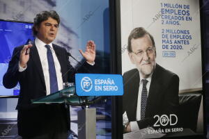 Presentación a cargo de Jorge Moragas de la campaña electoral del PP a las...