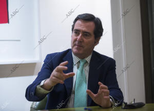 Entrevista con el presidente de Ceoe, Antonio Garamendi