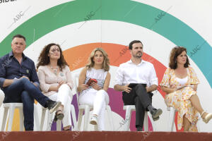 Acto central de campaña de Por Andalucía con la participación de la...