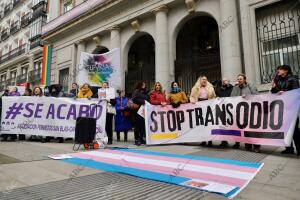Manifestación del colectivo Euforia Familias Trans/Aliadas y la Plataforma Trans...