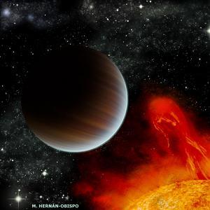 Científicos españoles hallan un joven planeta fuera del Sistema Solar