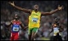 Usain Bolt celebra una victoria / Reuters
