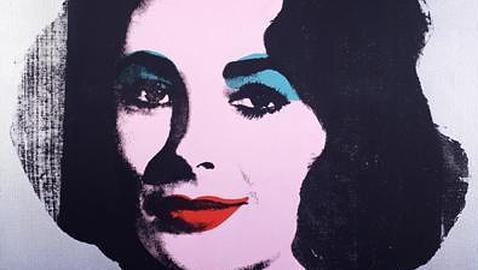 Subastan un retrato inédito de Liz Taylor pintado por Warhol