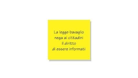 «La Repubblica», en blanco como crítica a la «ley de la mordaza» de Berlusconi
