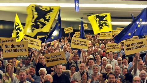 Un separatista flamenco, favorito a ganar las elecciones en Bélgica