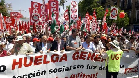 Los sindicatos convocarán hoy la huelga general