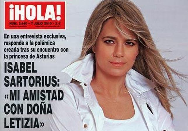 Isabel Sartorius: «Mi amistad con doña Letizia»