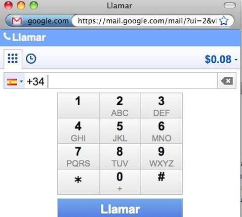 Google ya permite hacer llamadas telefónicas a través de Gmail