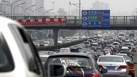 Otro mega atasco vuelve a formarse en la autopista china