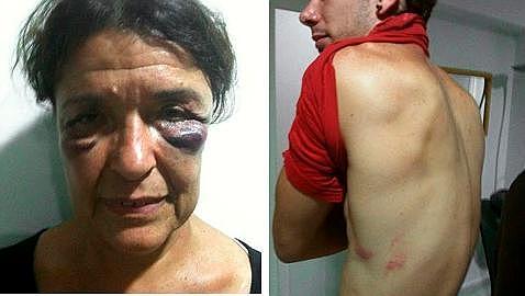 Los activistas españoles se encuentran ya en el buque que les trasladará a Gran Canaria