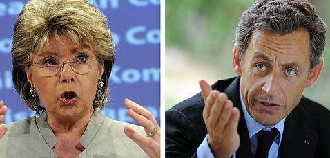 Reding vuelve a la carga: «La polémica con Sarkozy me ha reforzado»