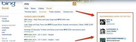 El buscador de Microsoft, a la caza de las redes sociales