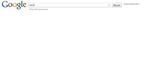 Google Instant se bloquea con términos sexuales