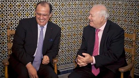 Moratinos, con su «amigo» el ministro de Exteriores marroquí
