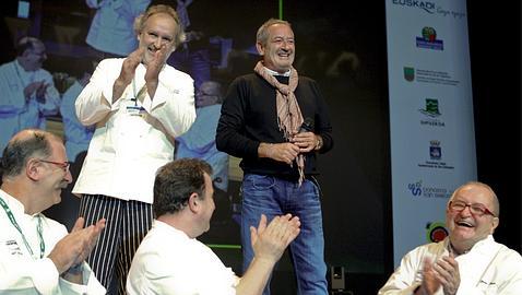 Homenaje de los cocineros a Arguiñano
