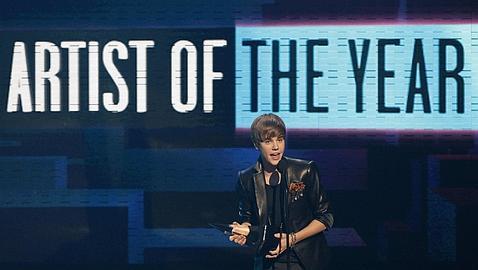 Justin Bieber, artista del año