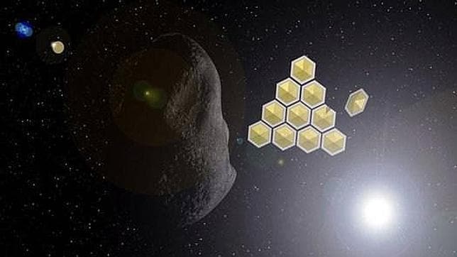 Una flotilla para desviar asteroides peligrosos