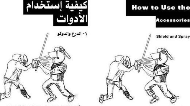Manual sobre «Cómo protestar de forma inteligente» en Egipto