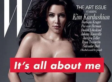 Kim Kardashian, molesta con su desnudo en la revista «W»
