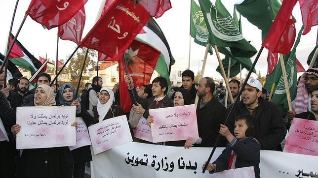 Las protestas pierden impulso en Jordania