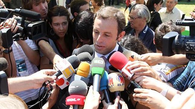 Rosell: «Es vergonzoso lo que se hace con el Barça en España»