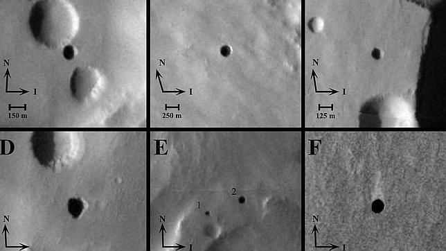 Proponen enviar minirobots para buscar vida en las cuevas de Marte