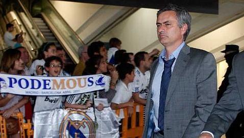 Bilbao recibe al Real Madrid con un lema: «Podemous»