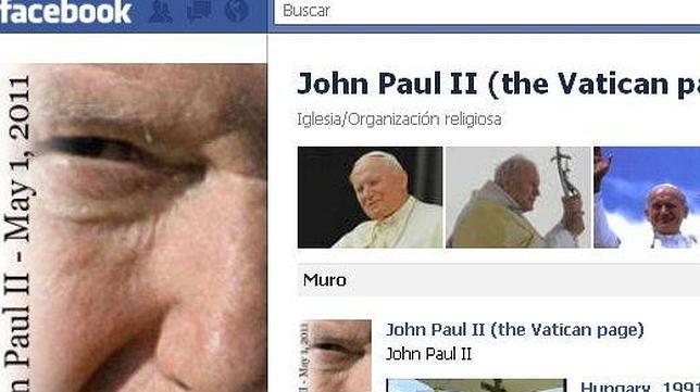 Arrasa en Facebook la página de la beatificación del Papa Juan Pablo II