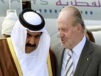 El gesto de los Reyes con el emir de Qatar y la jequesa