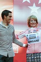 Madrid rinde homenaje a Contador