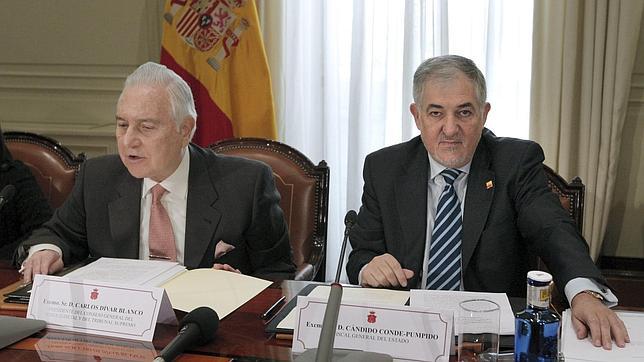 El CGPJ planta cara a Pumpido y abre una guerra con la Fiscalía